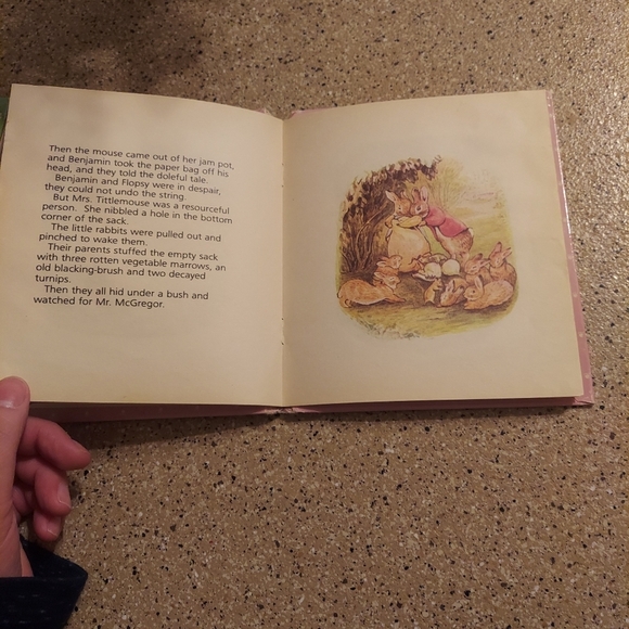 The Tale of The Flopsy Bunnies, Vintage 1990s Little Landoll Children's Book, Wr - Picture 5 of 5